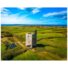 Print - Tromra Castle near Quilty, County Clare