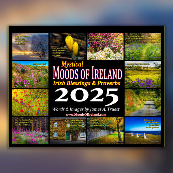 2025 Irish Blessings & Proverbs Wall Calendar – Moods of Ireland