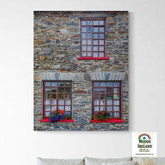 Canvas Wrap - Stone Building in Carrigaholt, County Clare - James A. Truett - Moods of Ireland - Irish Art