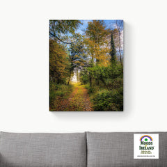 Canvas Wrap - Autumn Path to Paradise, County Clare - James A. Truett - Moods of Ireland - Irish Art