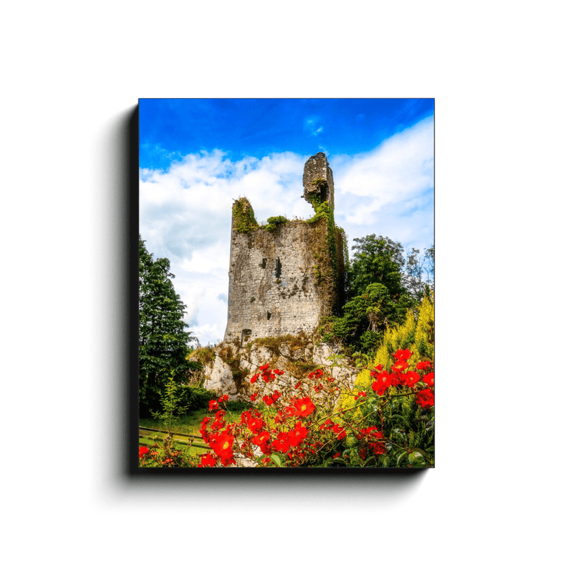 Canvas Wrap - Dangan Castle ruins, Ballynacally, County Clare - Moods of Ireland