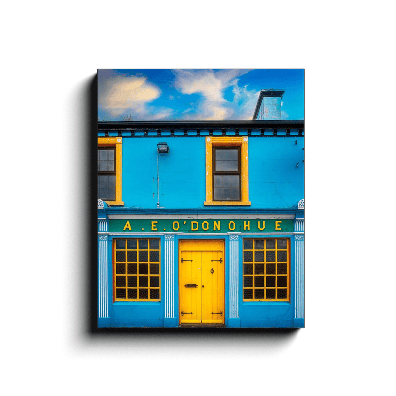 Canvas Wrap - O'Donohue's Pub, Fanore, County Clare - James A. Truett - Moods of Ireland - Irish Art