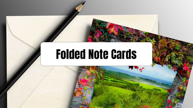 Folded Irish Note Cards