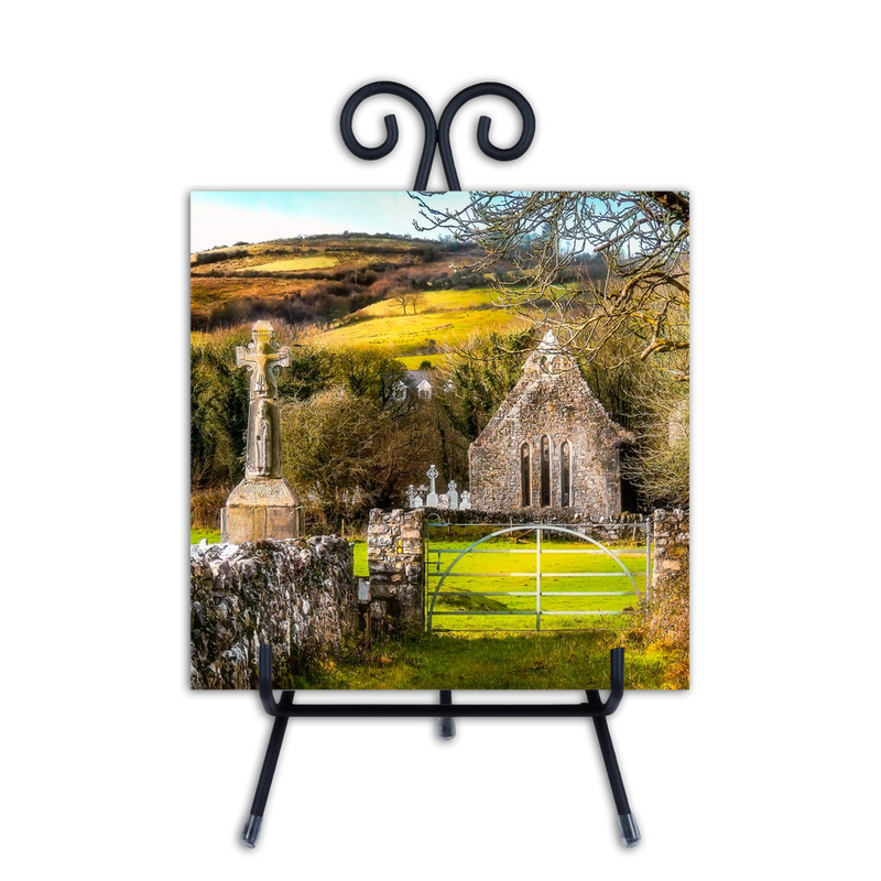 Photo Tiles - 12th Century High Cross and Church Ruins, County Clare