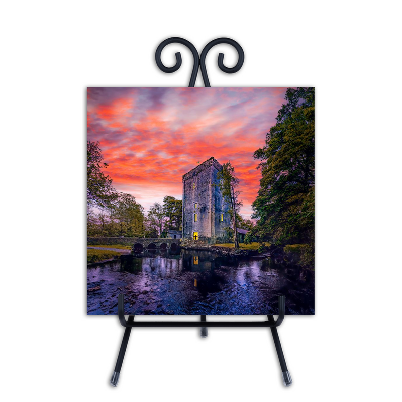 Photo Tiles - Thoor Ballylee (Yeats' Tower) at Sunset