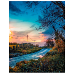 Print - Autumn Sunrise in Liscormick, County Clare