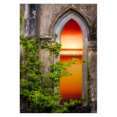 Folded Note Card – Irish Sunrise at Paradise House, Ballynacally, County Clare