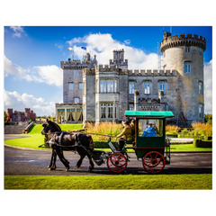 Print - Dromoland Castle, Pony and Trap, County Clare