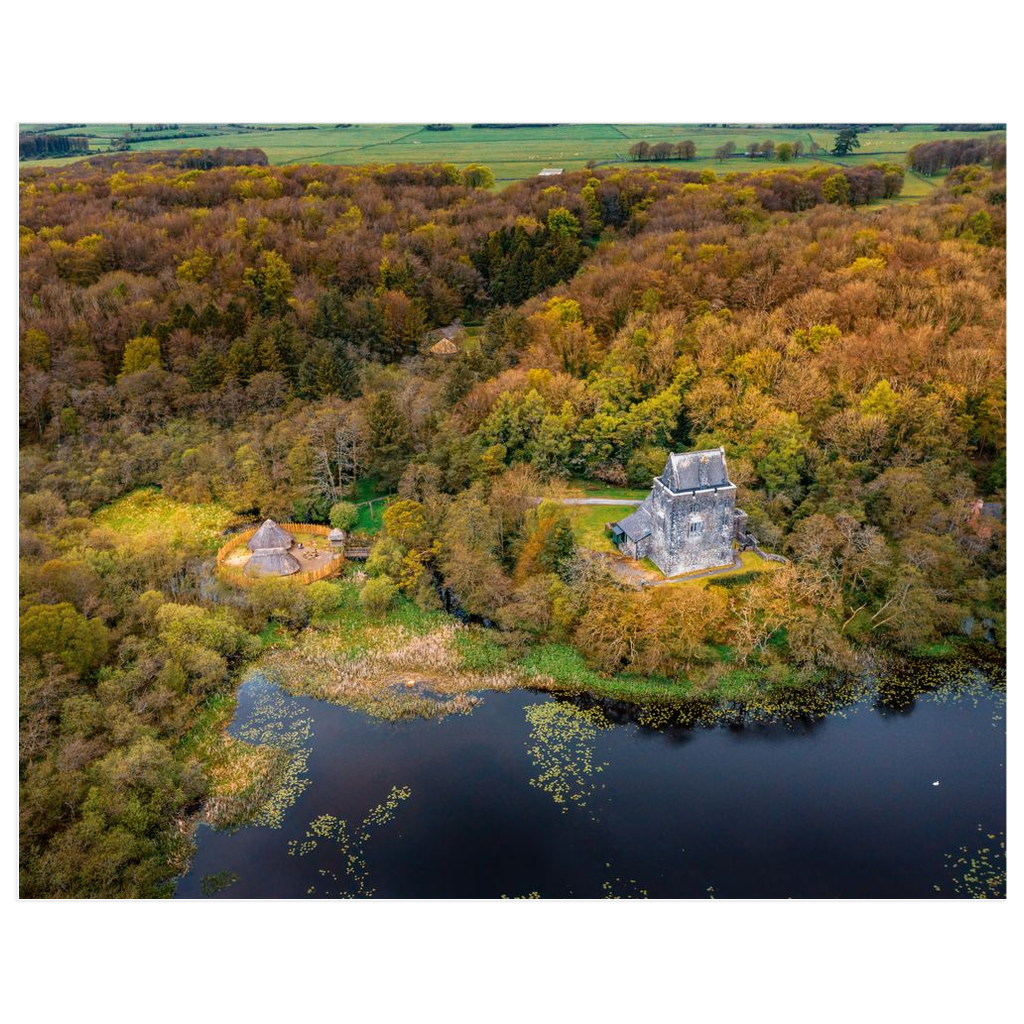 Print - Craggaunowen Castle and Crannog, County Clare