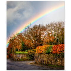 Print - Rainbow over Liscormick, County Clare