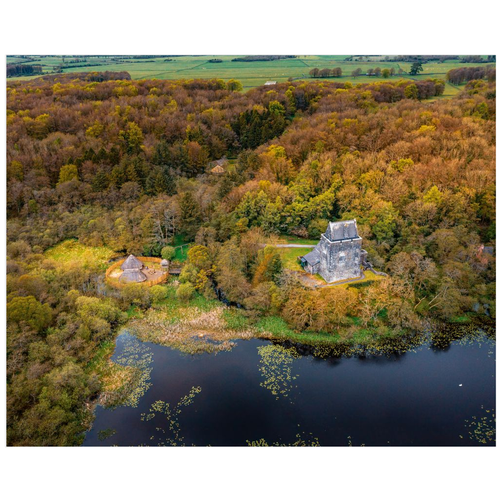 Print - Craggaunowen Castle and Crannog, County Clare