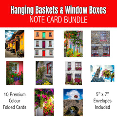 Hanging Baskets & Window Boxes Card Bundle (10 Cards)