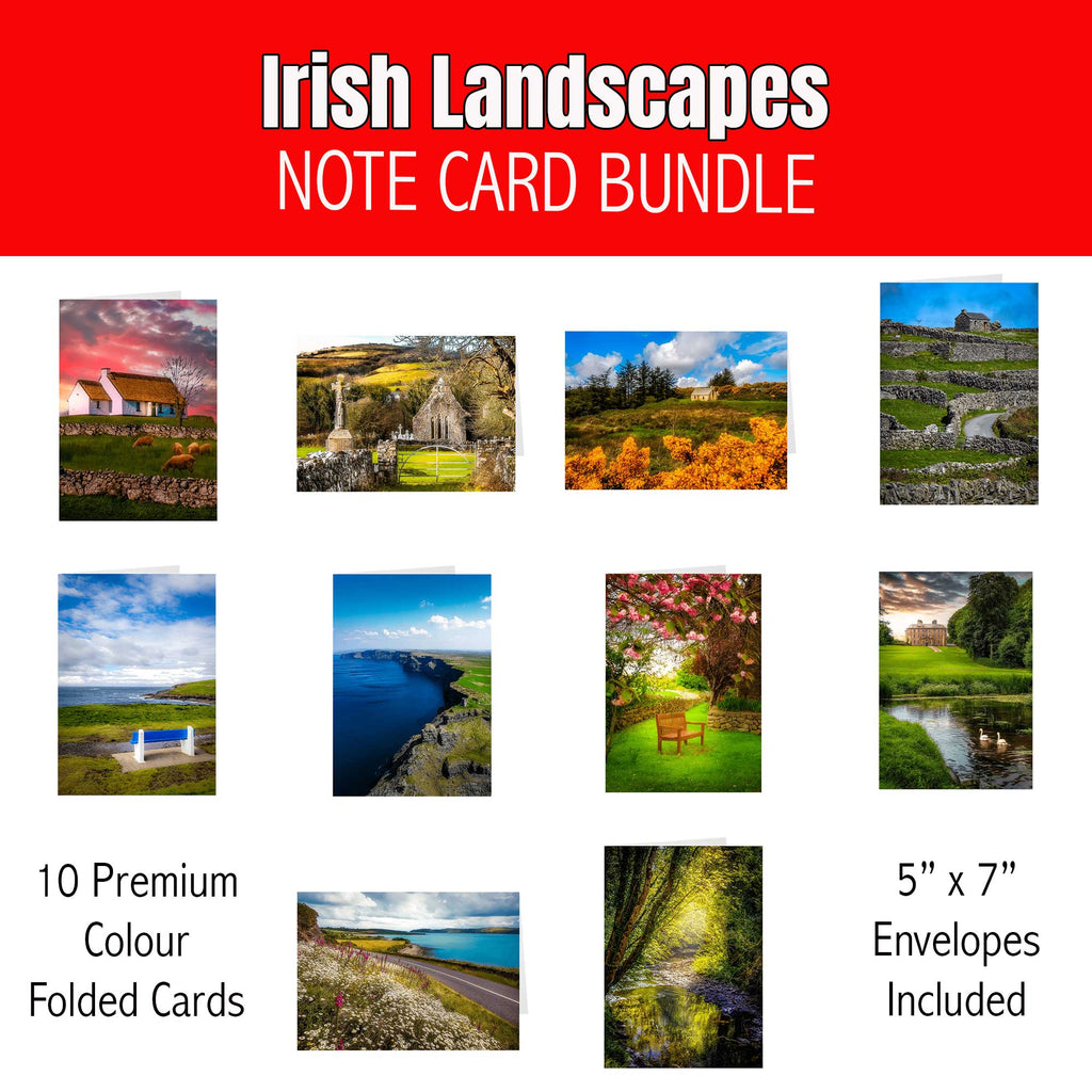 Irish Landscapes Note Card Bundle (10 cards)