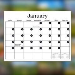 2025 This is Ballynacally, County Clare, Ireland Wall Calendar