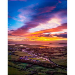 Print - Vibrant November Sunrise over Kildysart, County Clare