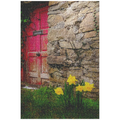 Puzzle - Daffodils Outside Irish Cottage