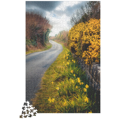 Puzzle - Spring Irish Country Road, County Clare