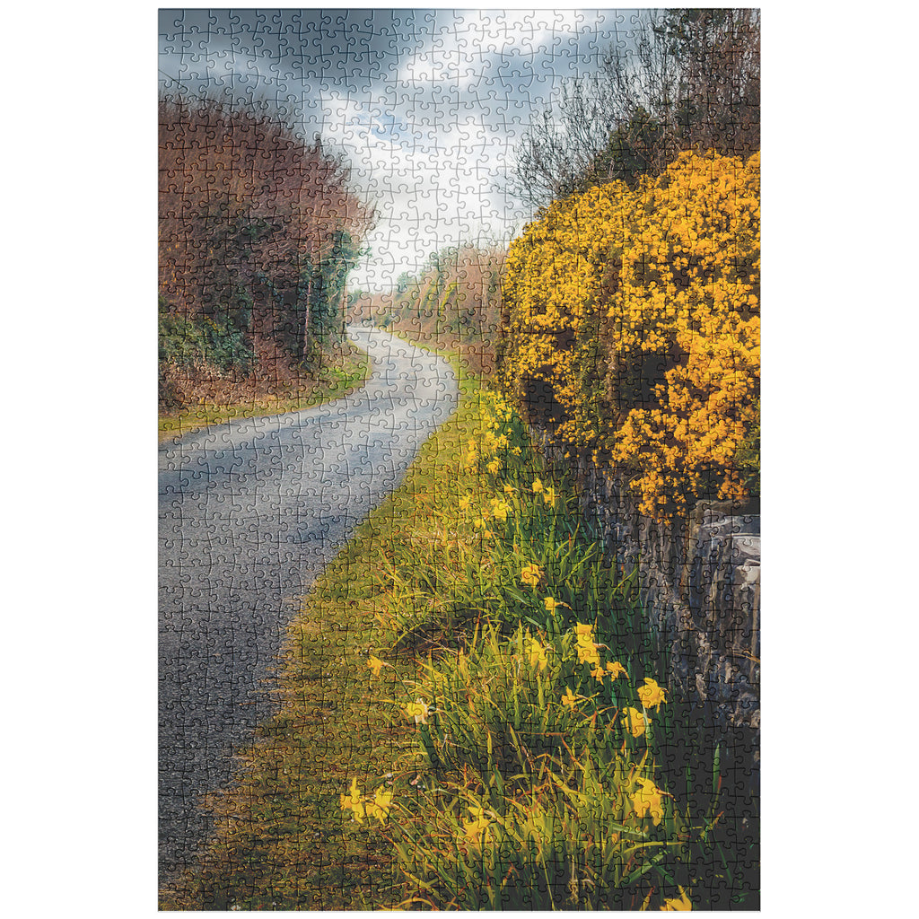 Puzzle - Spring Irish Country Road, County Clare
