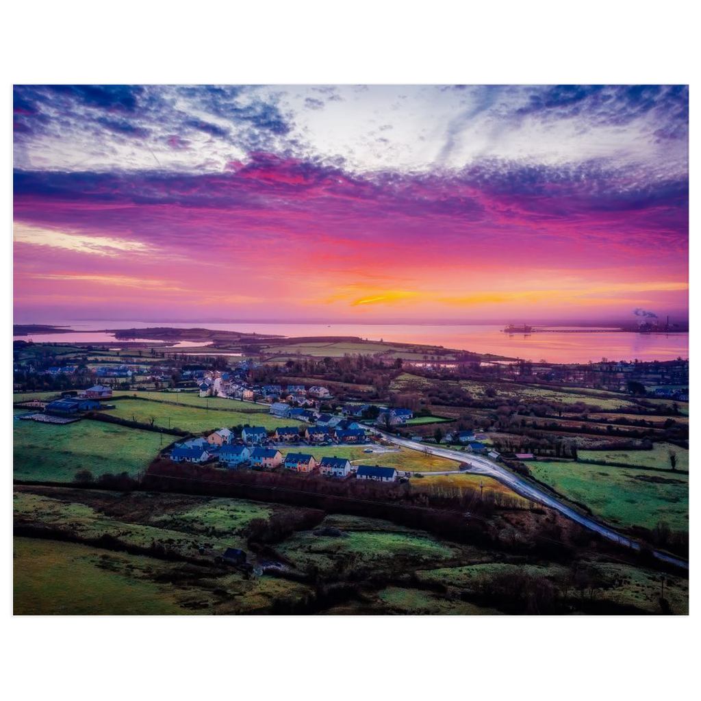 Print - St. Brigid's Day Sunrise over Kildysart, County Clare