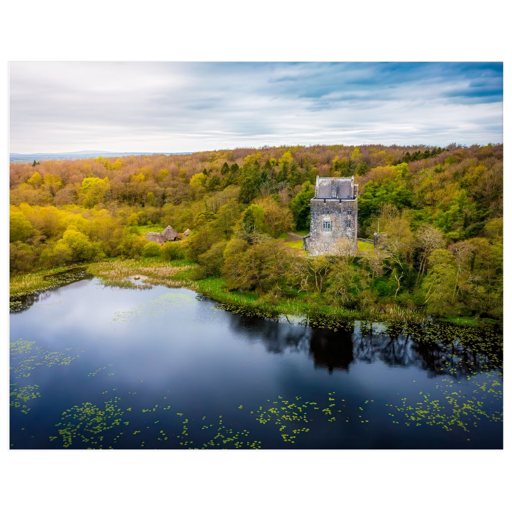 Print - Craggaunowen Castle and Lough, County Clare