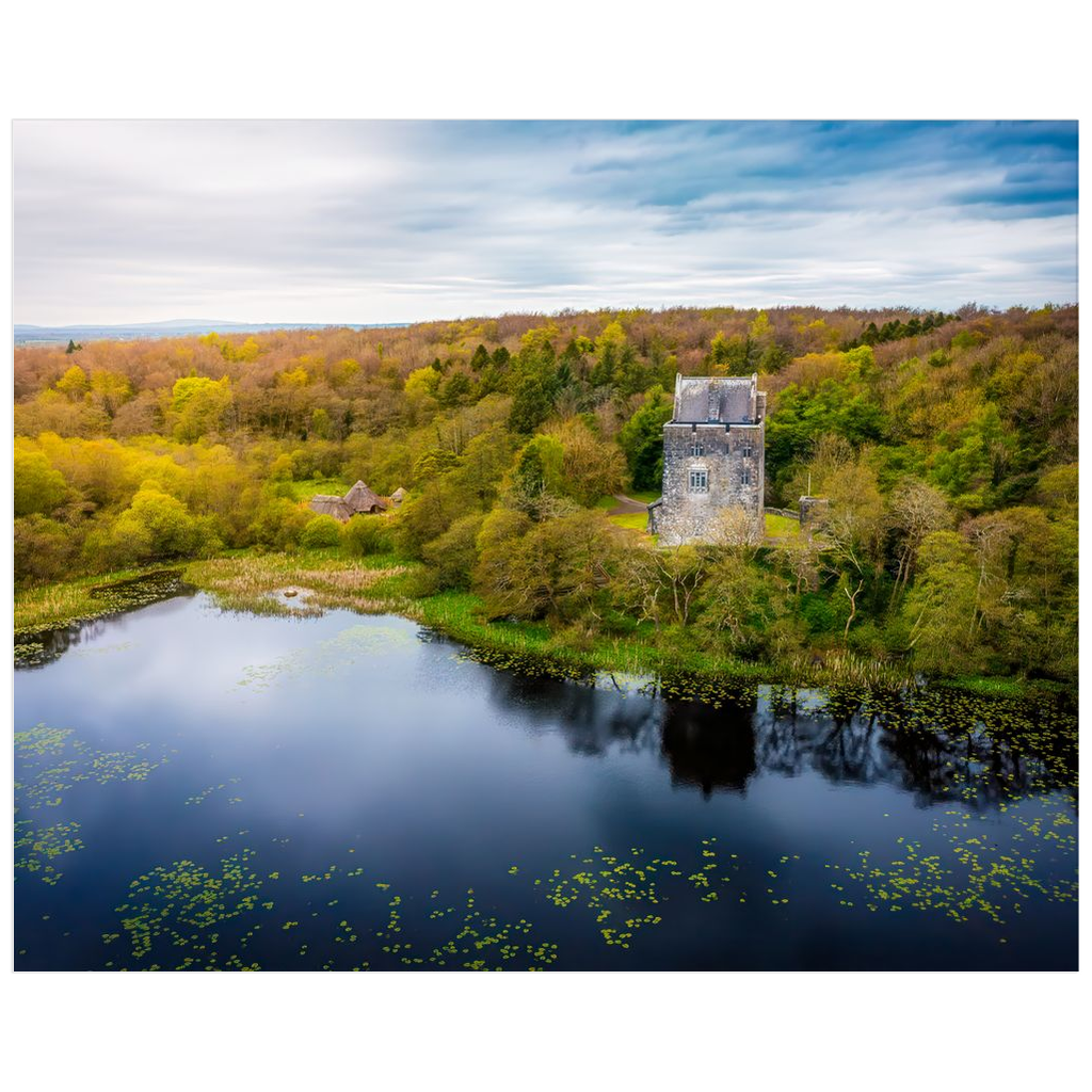 Print - Craggaunowen Castle and Lough, County Clare