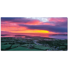 Desk Mat - Magical Sunrise over Kildysart, County Clare - James A. Truett - Moods of Ireland - Irish Art