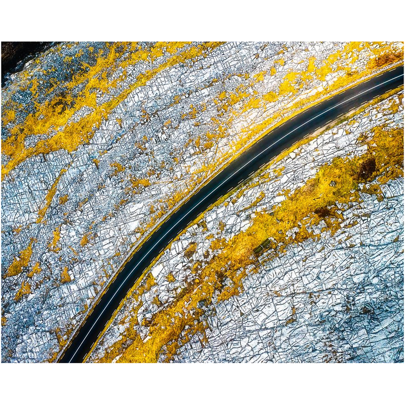 Print - Coast Road through Ireland's Atlantic Coast, County Clare