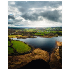 Print - Ballycullinan Lough near Corofin, County Clare