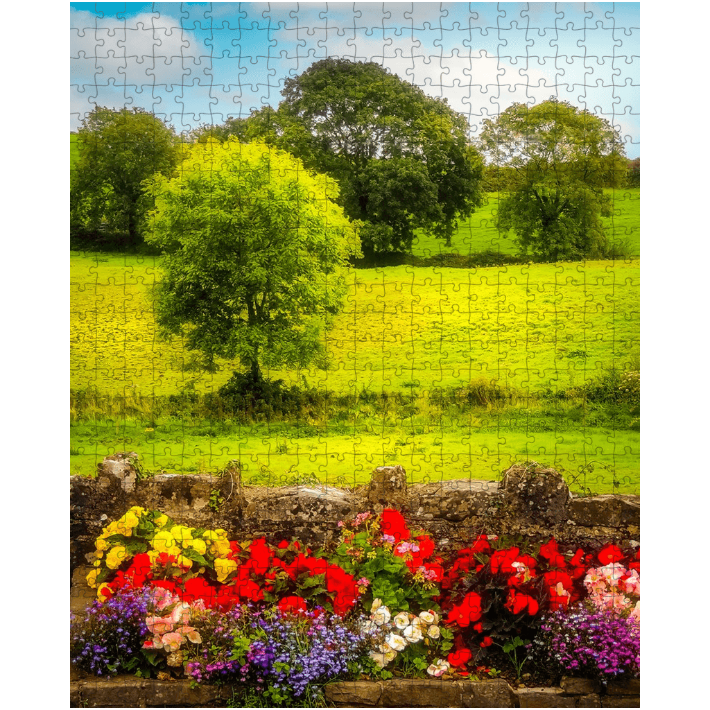 Puzzle - Green Meadows of Kildysart, County Clare - James A. Truett - Moods of Ireland - Irish Art