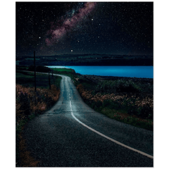 Print - Night sky over Shannon Estuary, County Clare - Moods of Ireland