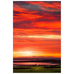 Print - Spectacular Irish Sunrise over Shannon Estuary, County Clare - James A. Truett - Moods of Ireland - Irish Art