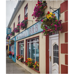 Shower Curtain - Fallon's B&B, Kinvara, County Galway - James A. Truett - Moods of Ireland - Irish Art