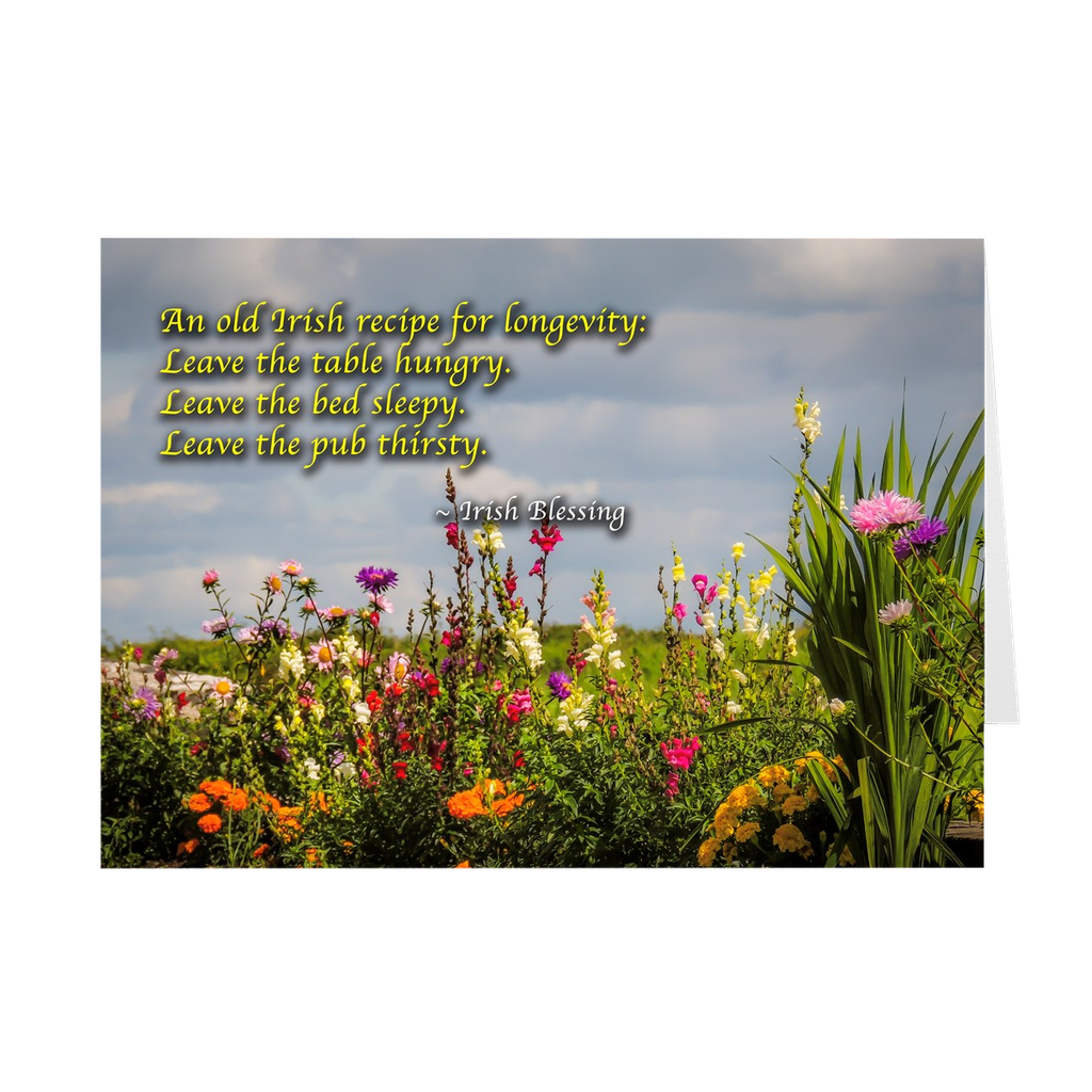 Folded Note Cards - Irish Blessings - Flowers - James A. Truett - Moods of Ireland - Irish Art