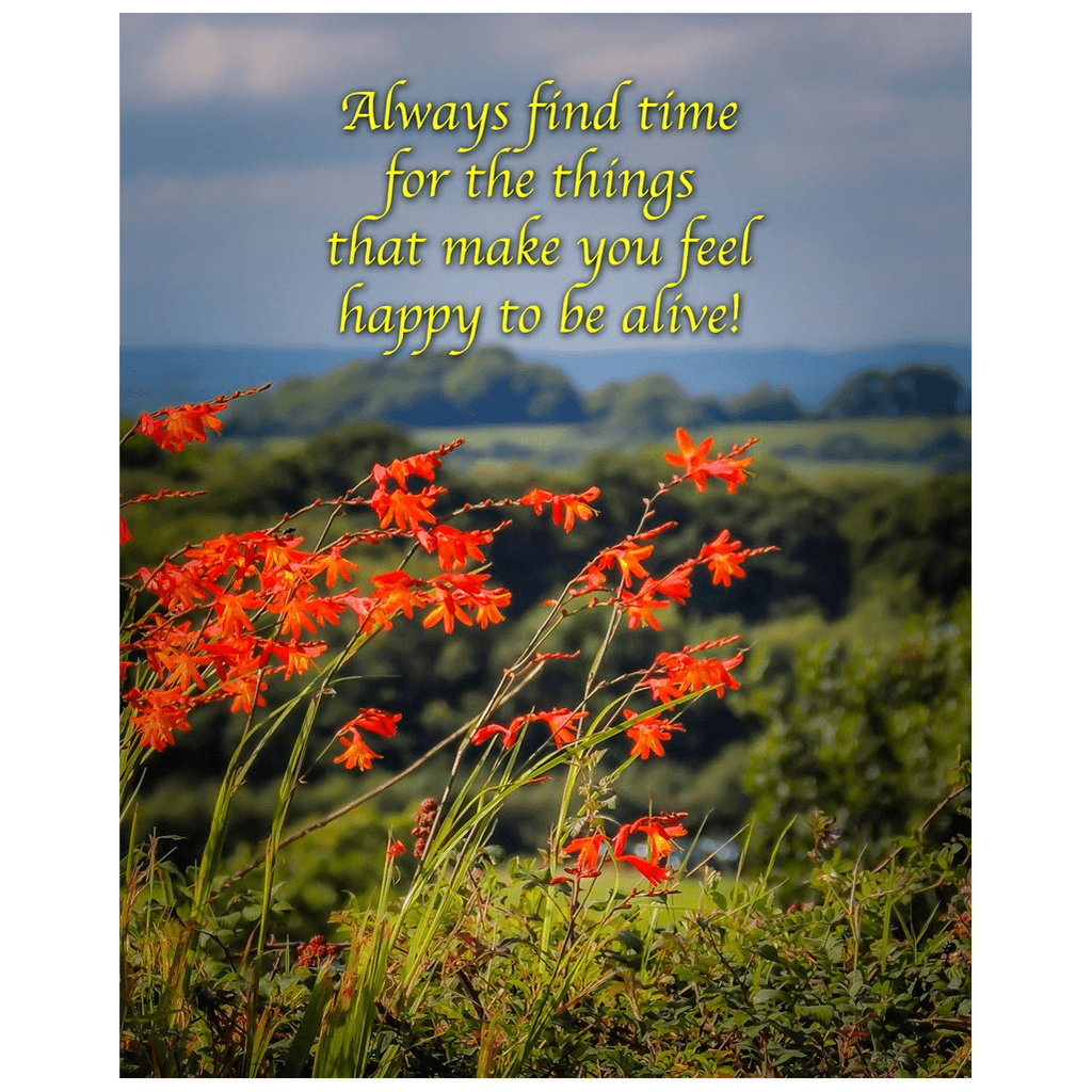 Irish Blessing Print - Always Make Time for the Things That Make you Feel Happy - James A. Truett - Moods of Ireland - Irish Art