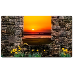 Desk Mat - Magical Irish Sunrise, County Clare, Ireland - James A. Truett - Moods of Ireland - Irish Art