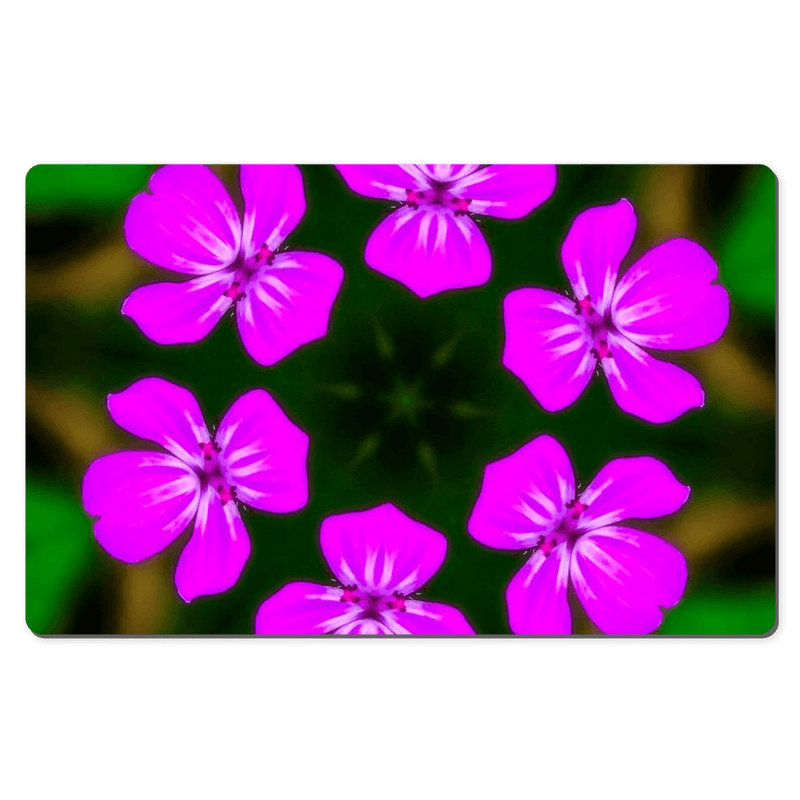 Desk Mat - Abstract Herb Robert Bouquet - Moods of Ireland