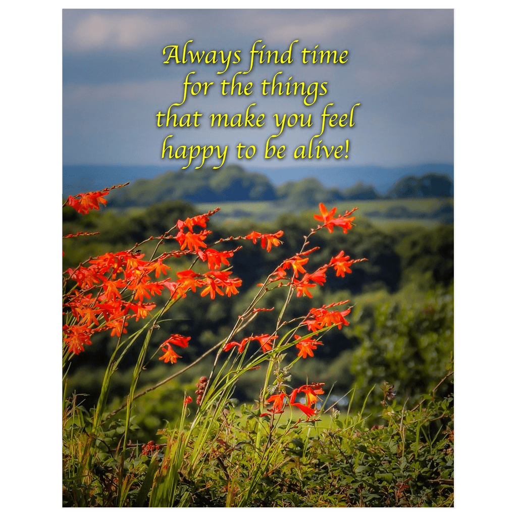 Irish Blessing Print - Always Make Time for the Things That Make you Feel Happy - James A. Truett - Moods of Ireland - Irish Art