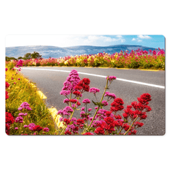 Desk Mat - Wild Valerian on the Roadside in County Clare - James A. Truett - Moods of Ireland - Irish Art