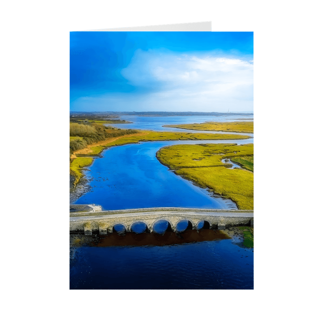 Folded Note Cards - Blackweir Bridge and Poulnasherry Bay, County Clare - James A. Truett - Moods of Ireland - Irish Art