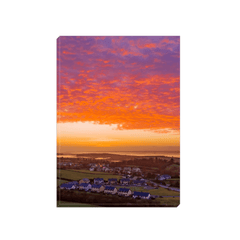 Canvas Wrap - Radiant Sunrise over Ireland's Shannon Estuary, County Clare - James A. Truett - Moods of Ireland - Irish Art