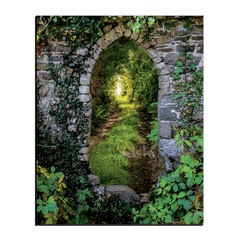 Canvas Wrap - Tranquil Irish Path in County Clare - James A. Truett - Moods of Ireland - Irish Art