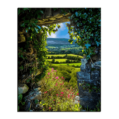 Canvas Wraps - Secret Irish Garden, County Clare, Ireland Canvas Wrap Moods of Ireland 16x20 inch 