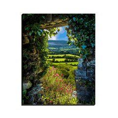 Canvas Wraps - Secret Irish Garden, County Clare, Ireland Canvas Wrap Moods of Ireland 8x10 inch 