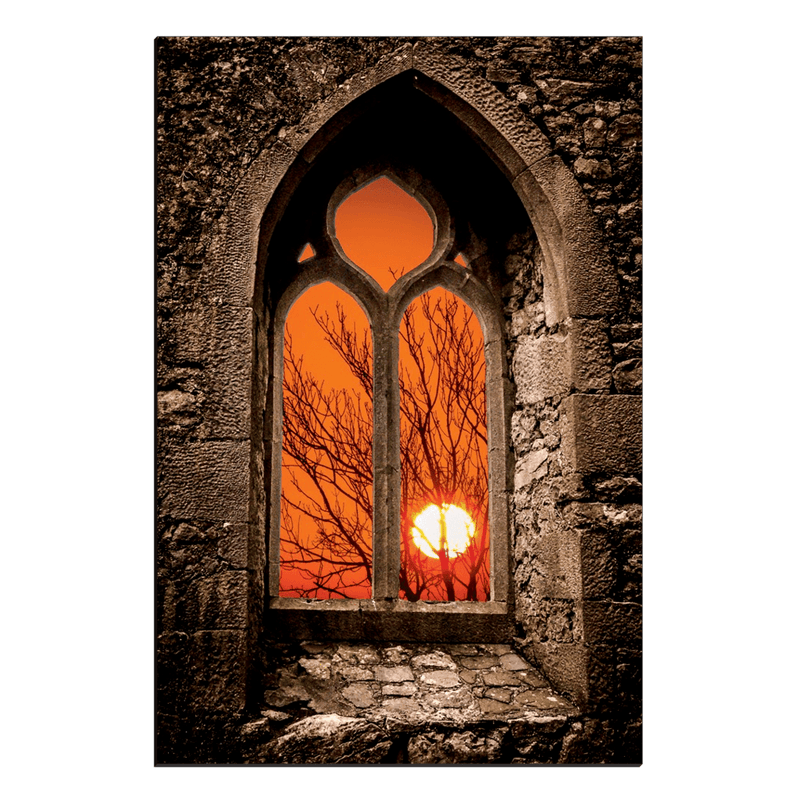 Canvas Wrap - Clare Abbey Sunrise in County Clare - James A. Truett - Moods of Ireland - Irish Art