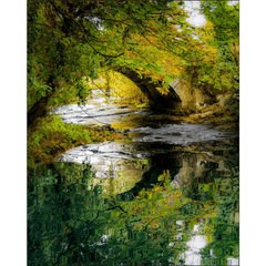 Print - Reflections at Clondegad Bridge, County Clare - James A. Truett - Moods of Ireland - Irish Art