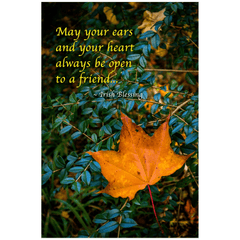 Irish Blessing Poster - May Your Ears and Your Heart Always Be Open to a Friend - James A. Truett - Moods of Ireland - Irish Art