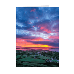 Folded Note Cards - Magical Sunrise over Kildysart, County Clare - James A. Truett - Moods of Ireland - Irish Art