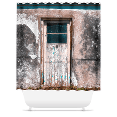 Shower Curtain - Doorway to Times Past, Carrigaholt, County Clare - James A. Truett - Moods of Ireland - Irish Art