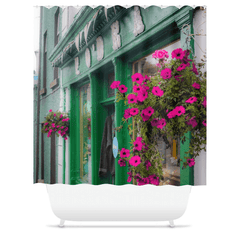 Shower Curtain - F. O'Dea's Shop, Kinvara, County Galway - James A. Truett - Moods of Ireland - Irish Art