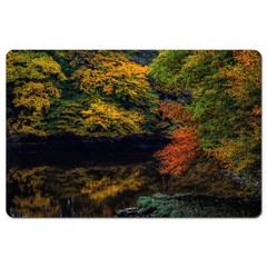 Desk Mat - Autumn on Ireland's Cloon River, County Clare - James A. Truett - Moods of Ireland - Irish Art